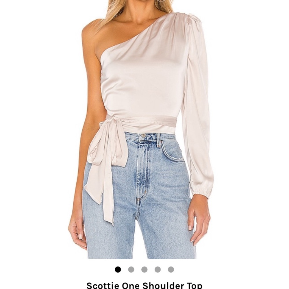 Scottie one shoulder top Revolve more to come